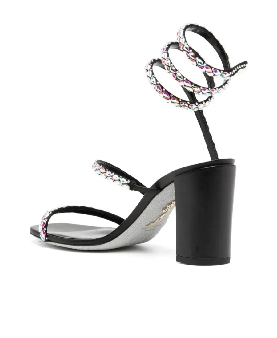 Crystal Embellished Strappy Sandals