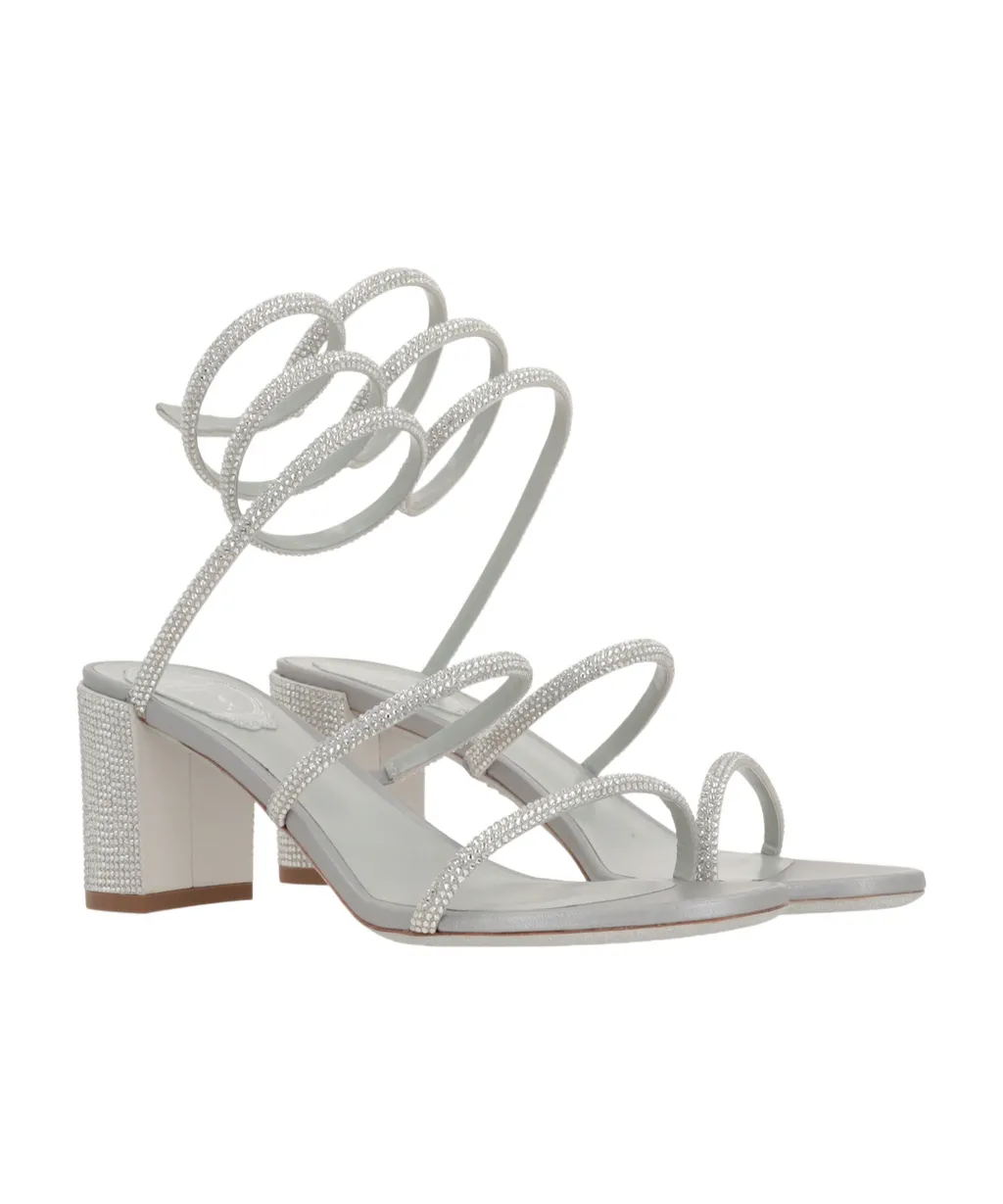 Cleo Ankle Strap Embellished Sandals