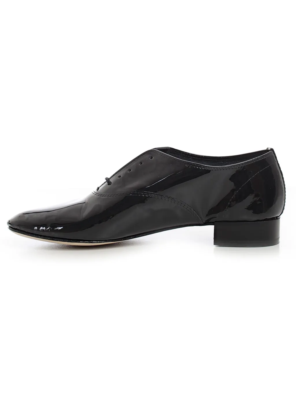Lacquered Leather Flats
