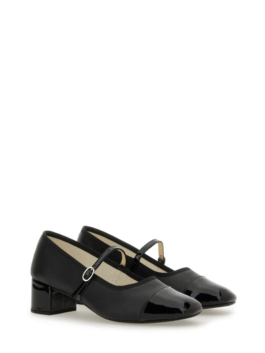 Block Heel Mary Jane Pumps