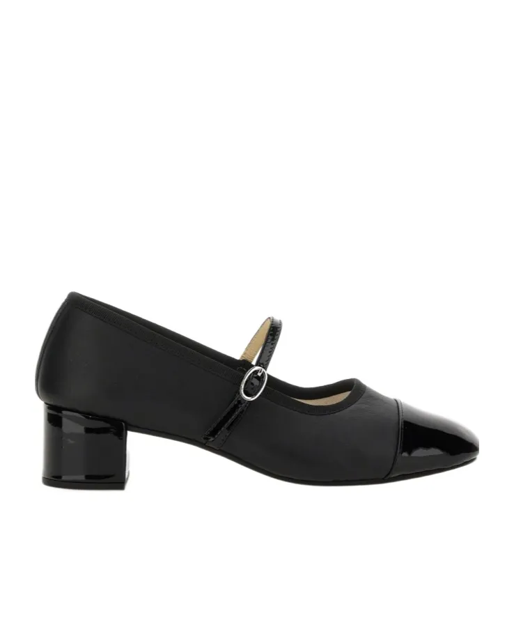 Block Heel Mary Jane Pumps