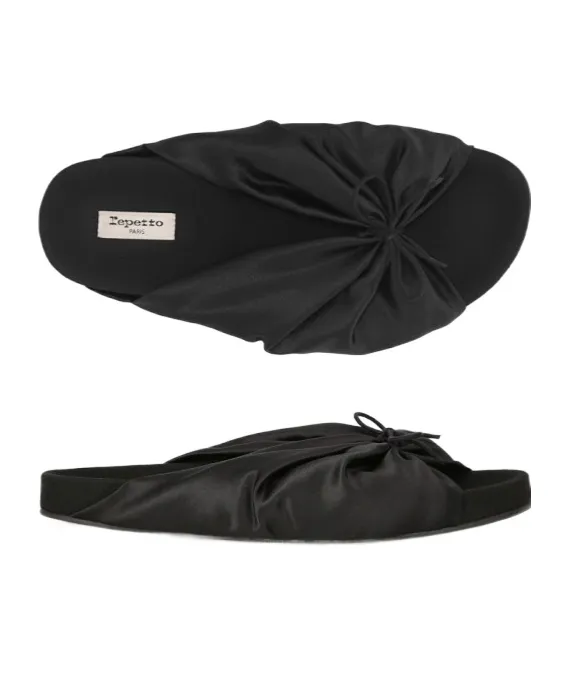 Pleated Slippers