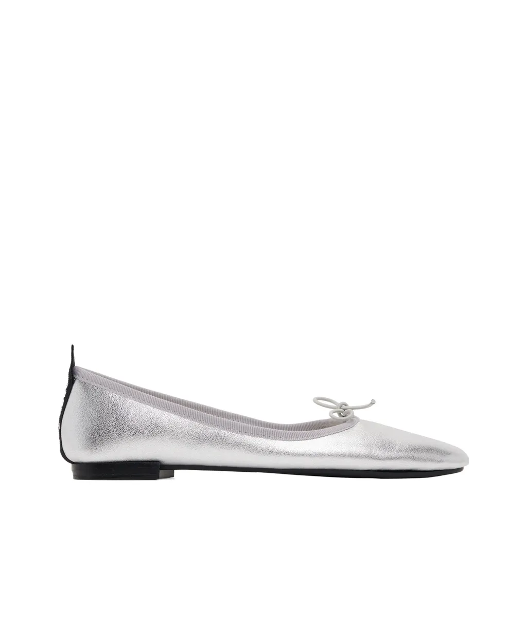 Square-Toed Ballet Flats
