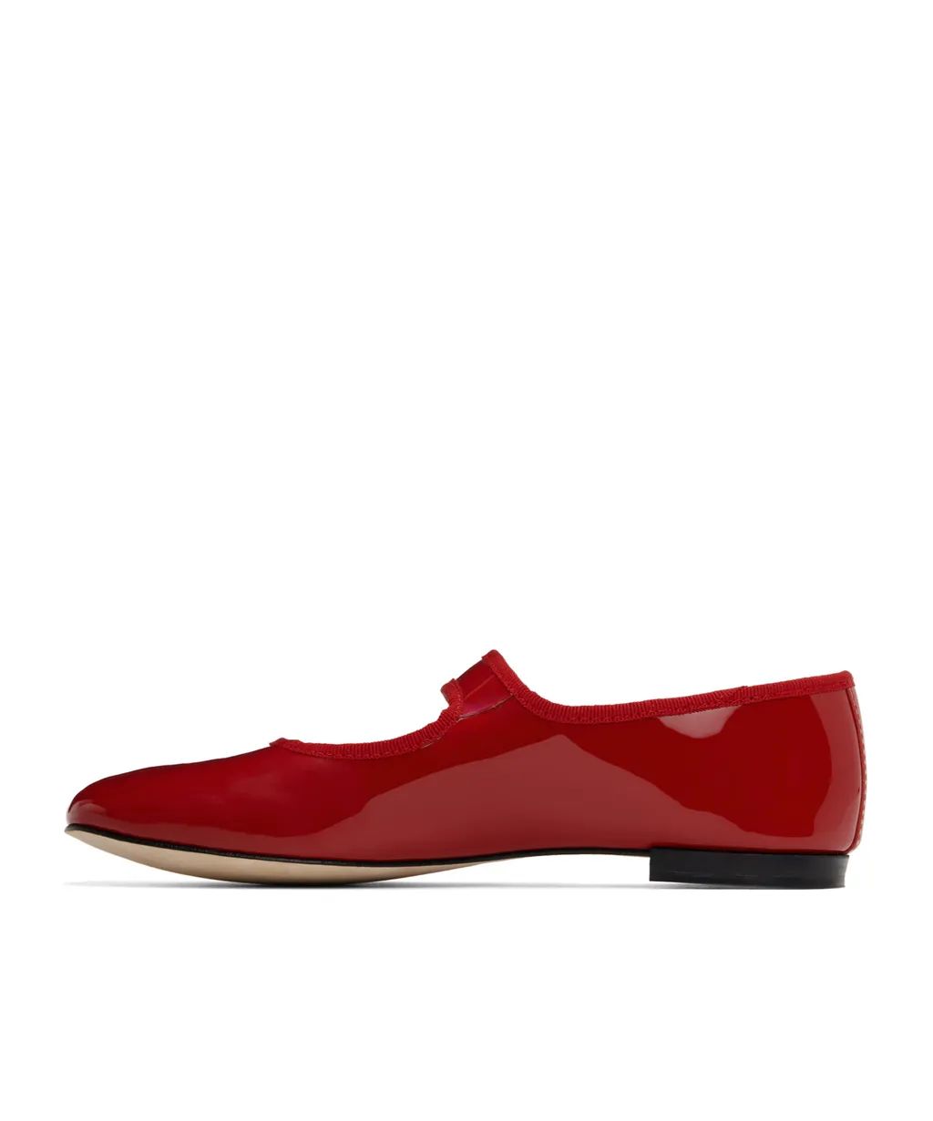 Stretch Detail Mary Jane Shoes