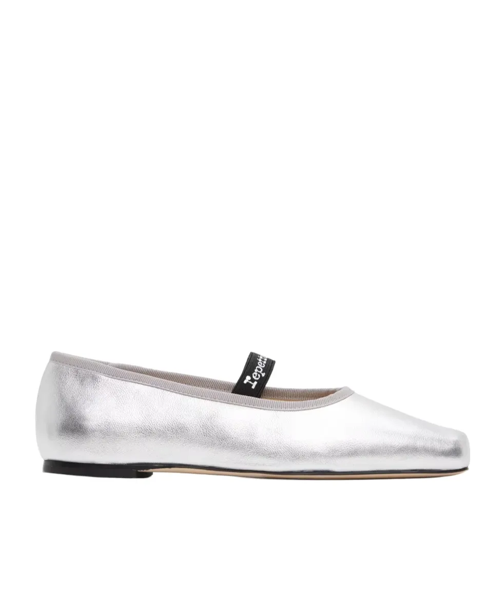 Lisbeth Square-Toe Strap Ballet Flats