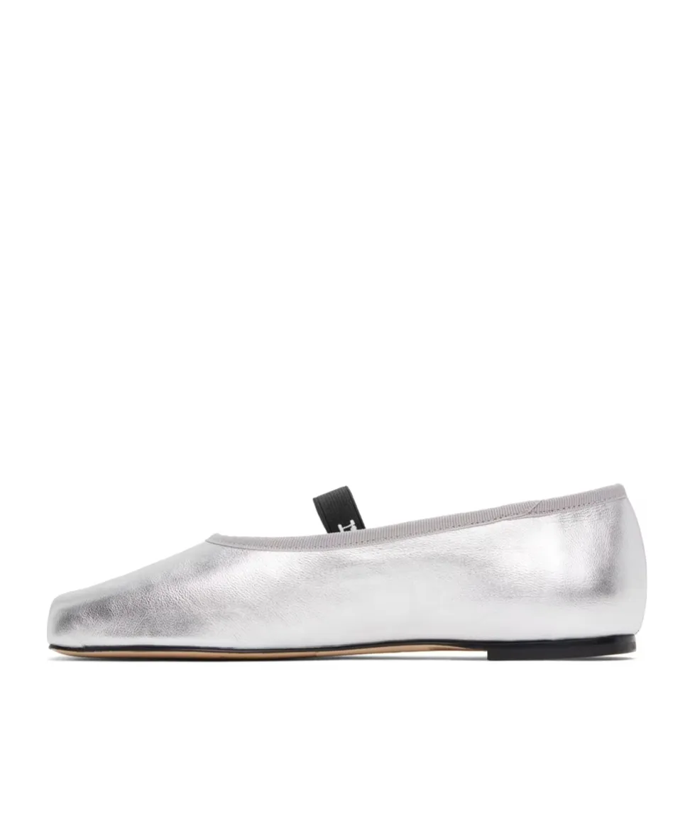 Lisbeth Square-Toe Strap Ballet Flats