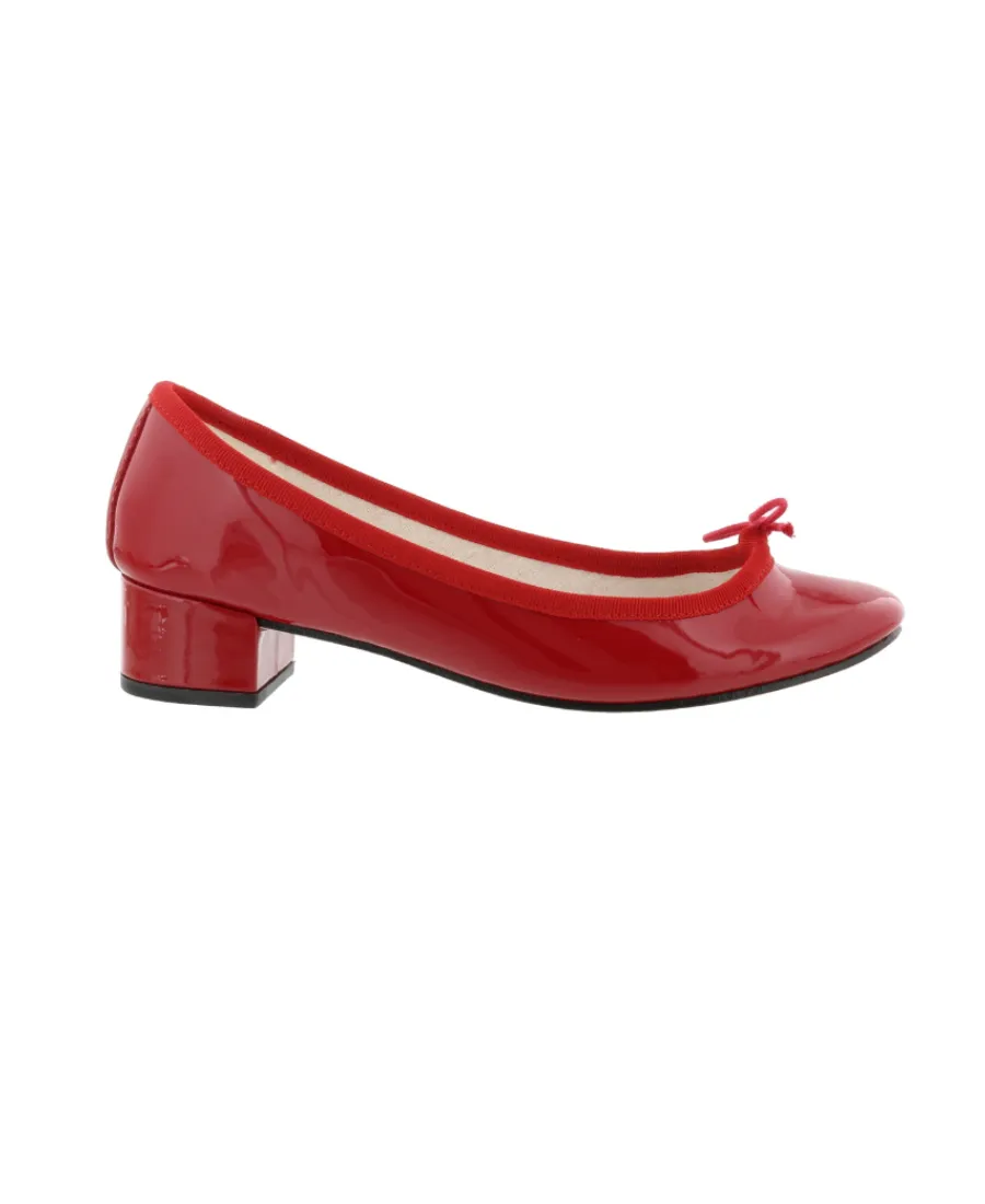 Bow Front Low Heel Pumps