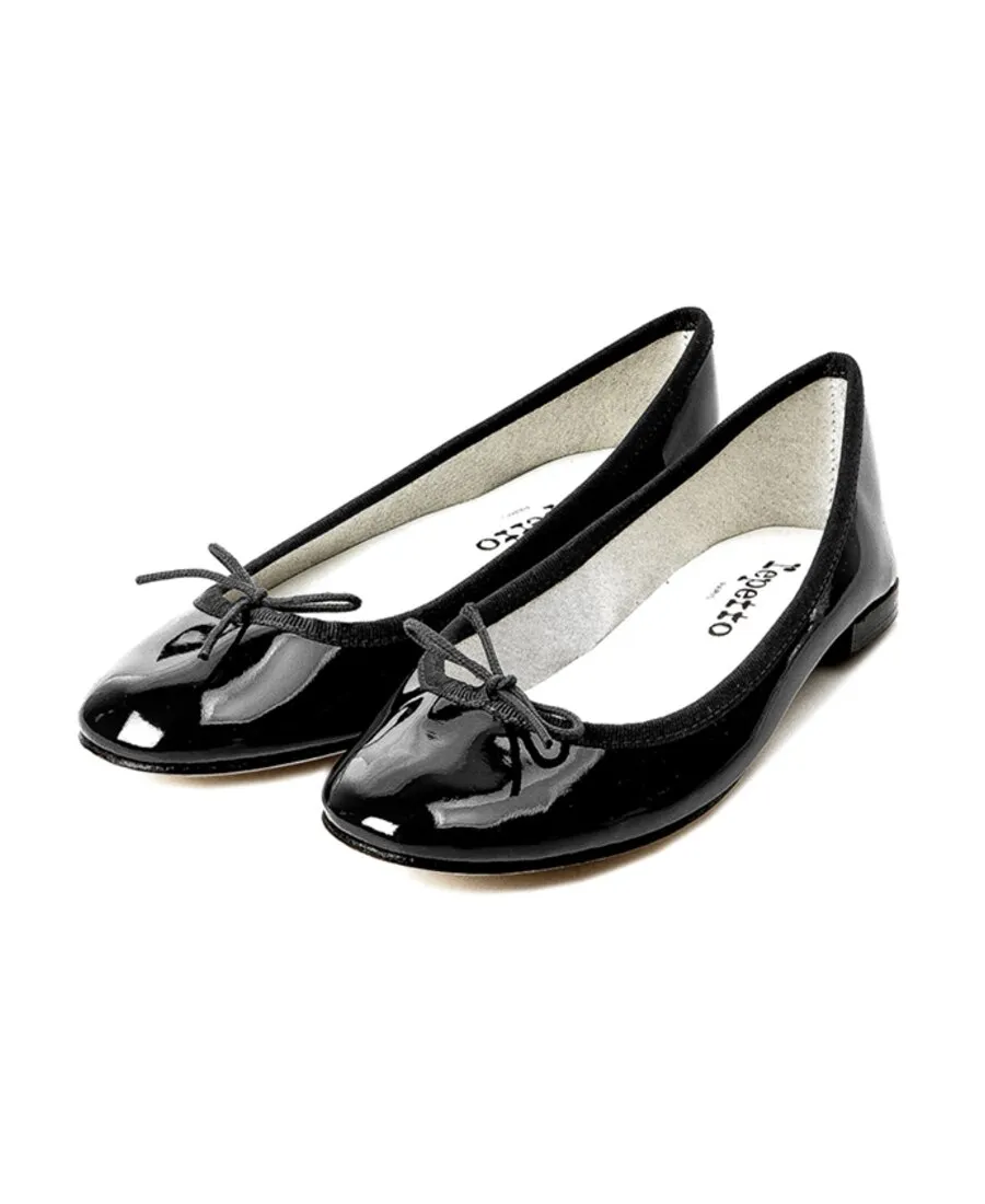 Glossy Flat Ballerina Shoes