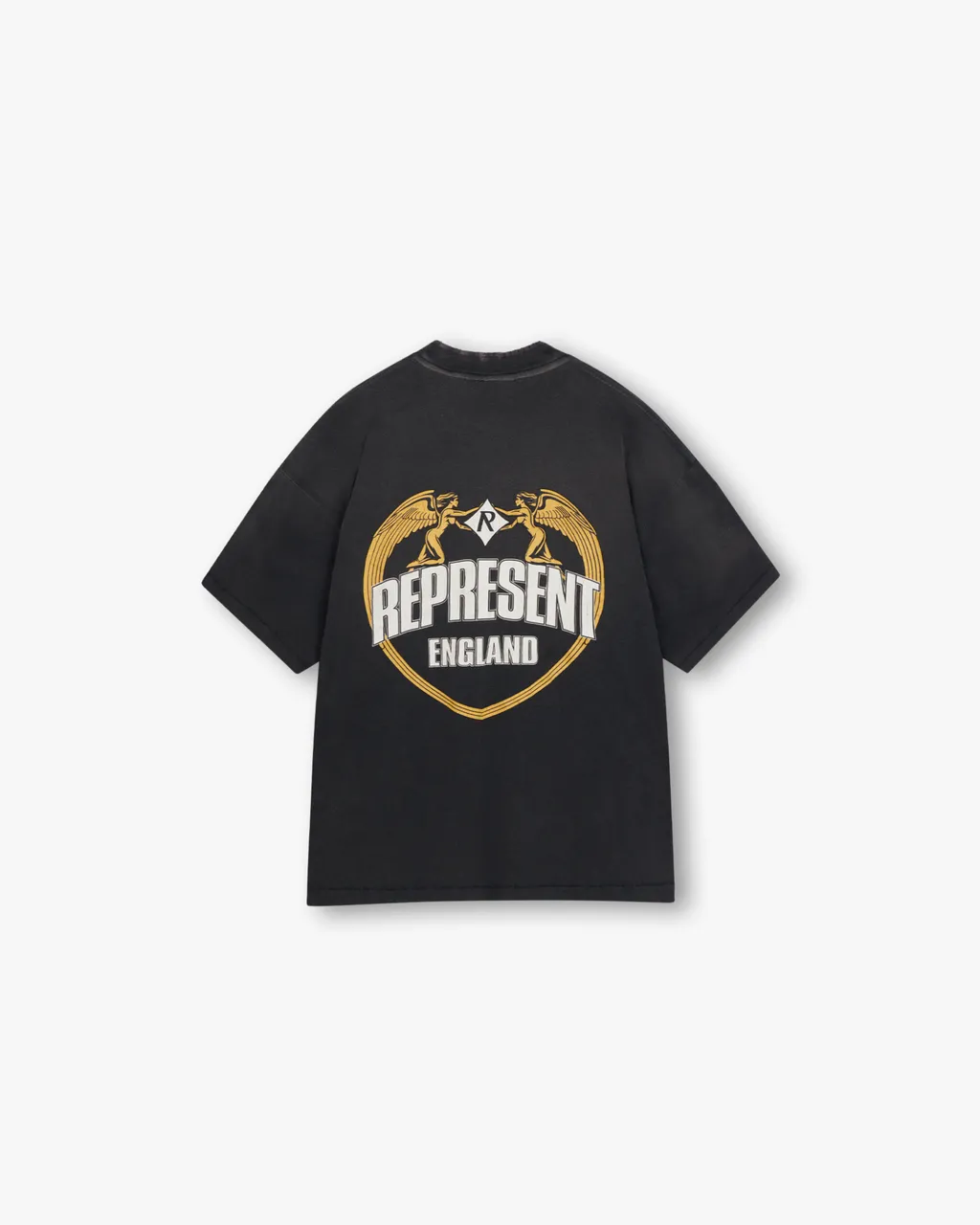 Angel Border Crew Neck T-Shirt