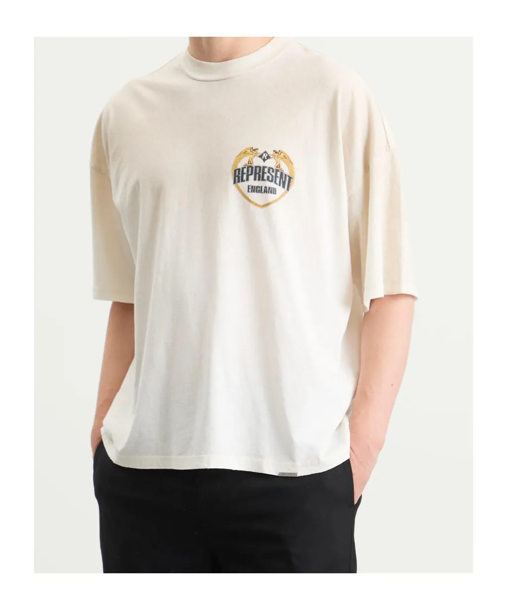Angel Border Crew Neck T-Shirt