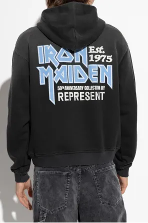 Iron Maiden X Represent Zip Up Hoodie