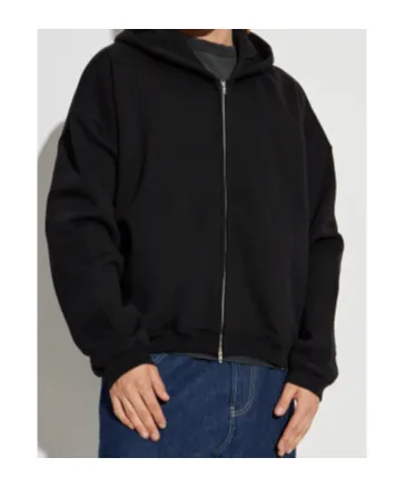 Zip-Up Hooded Cardigan