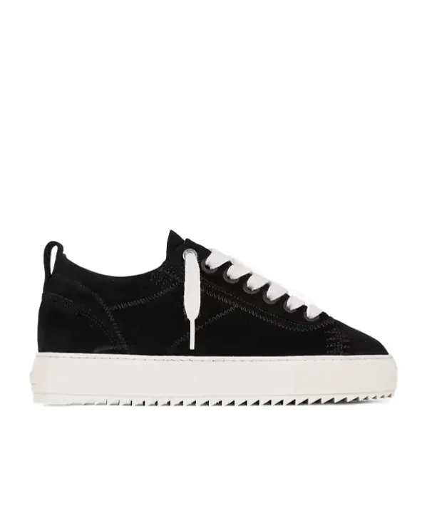 Suede Lace-Up Sneakers