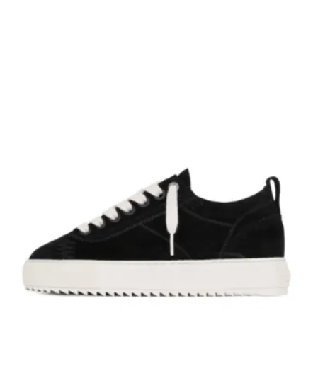 Suede Lace-Up Sneakers
