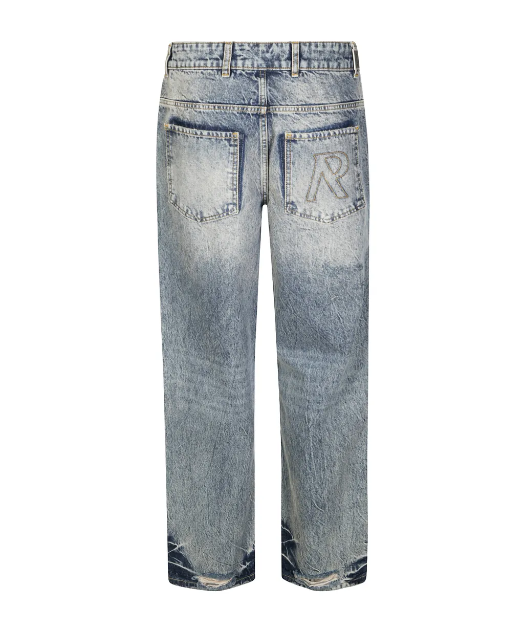 R3 Distressed Baggy Jeans
