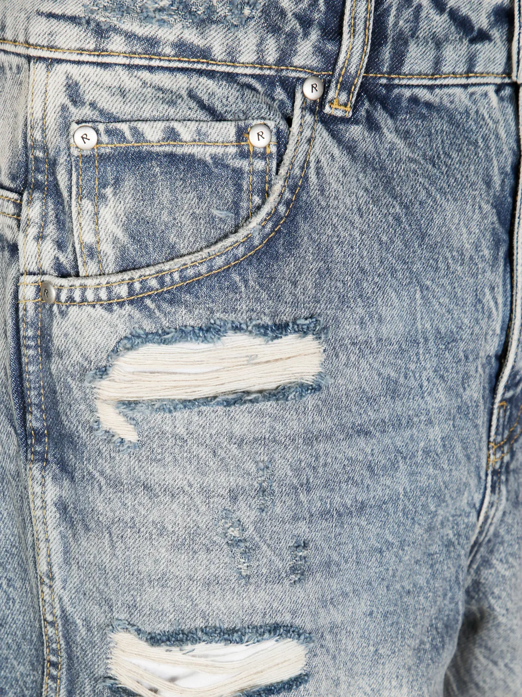 R3 Distressed Baggy Jeans