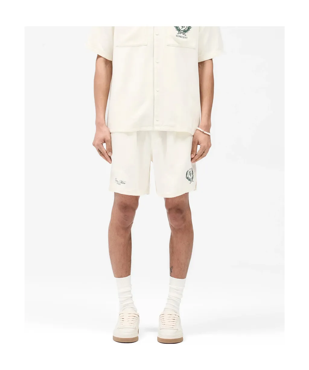 Crest Logo Embroidered Shorts