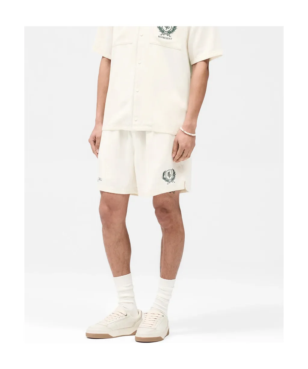 Crest Logo Embroidered Shorts