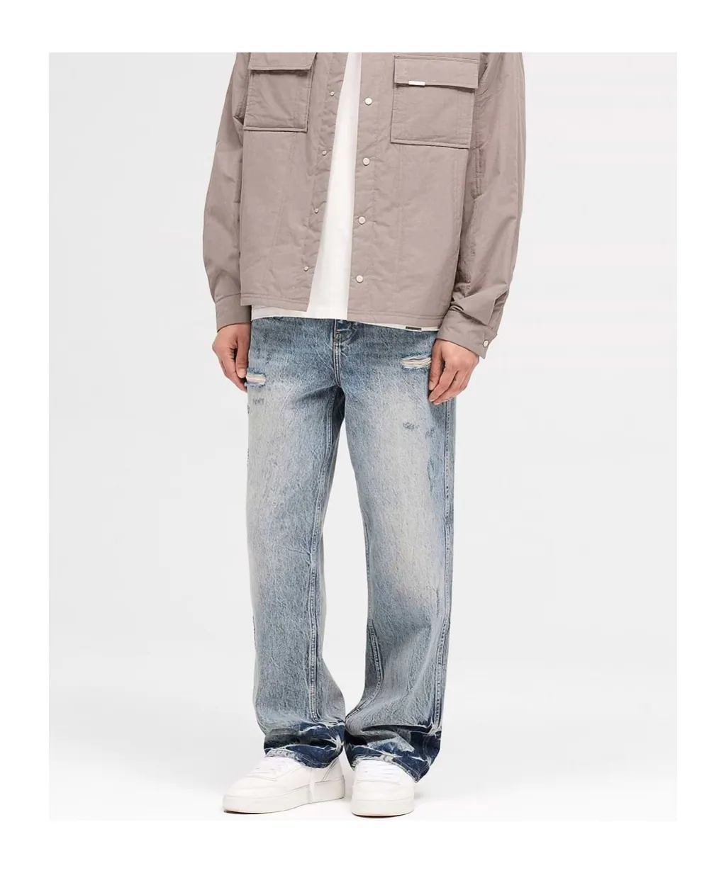 R3 Distressed Baggy Jeans