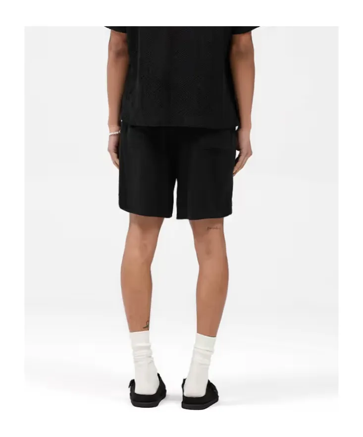 Knitted Panel Shorts