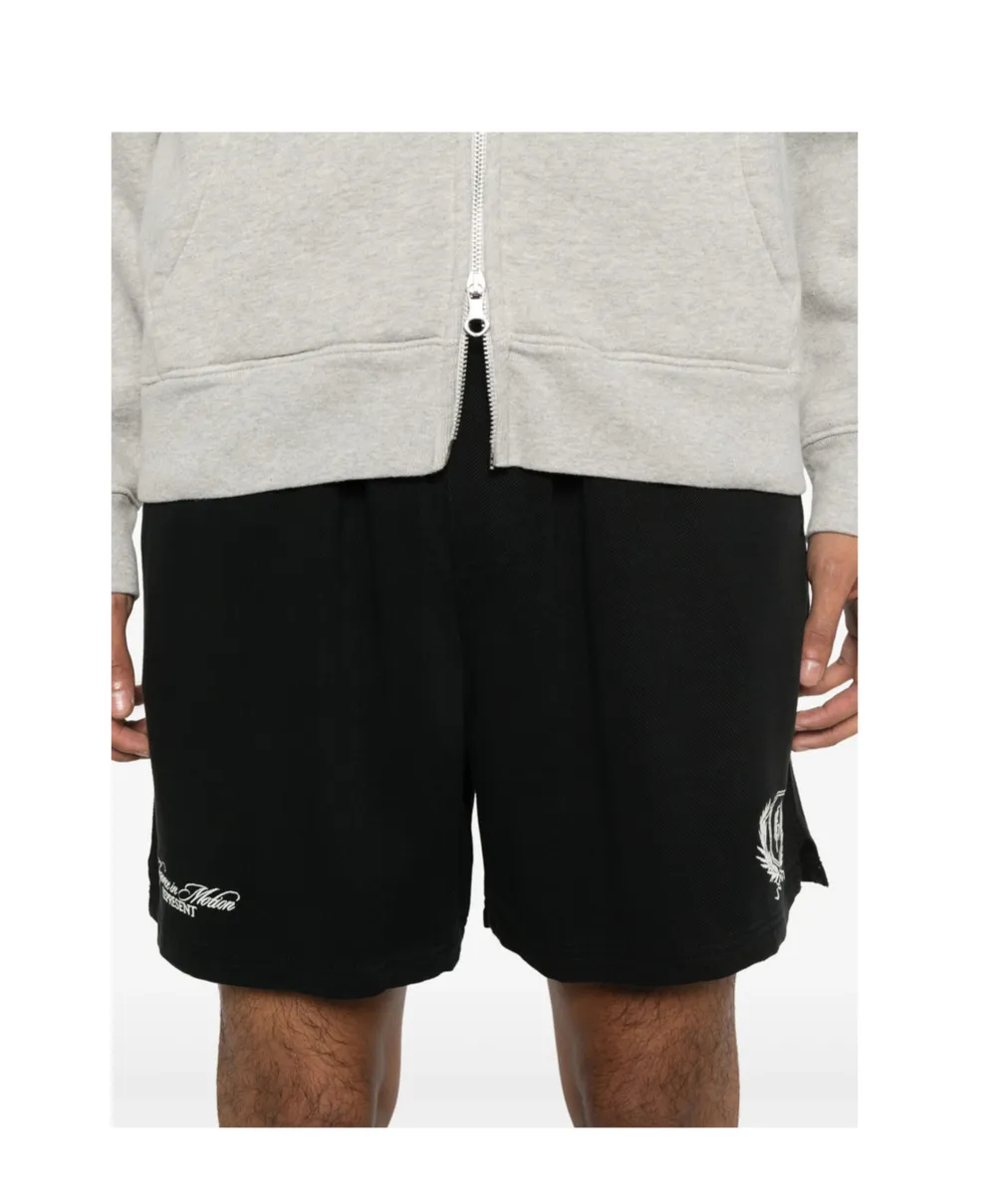Crest Logo Embroidered Shorts