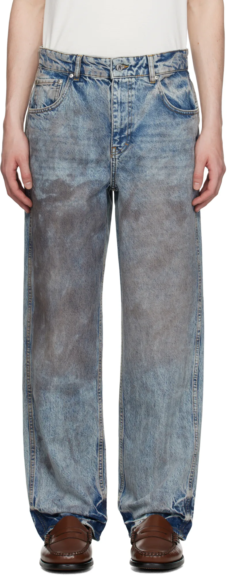 R3 Baggy Straight-Leg Jeans