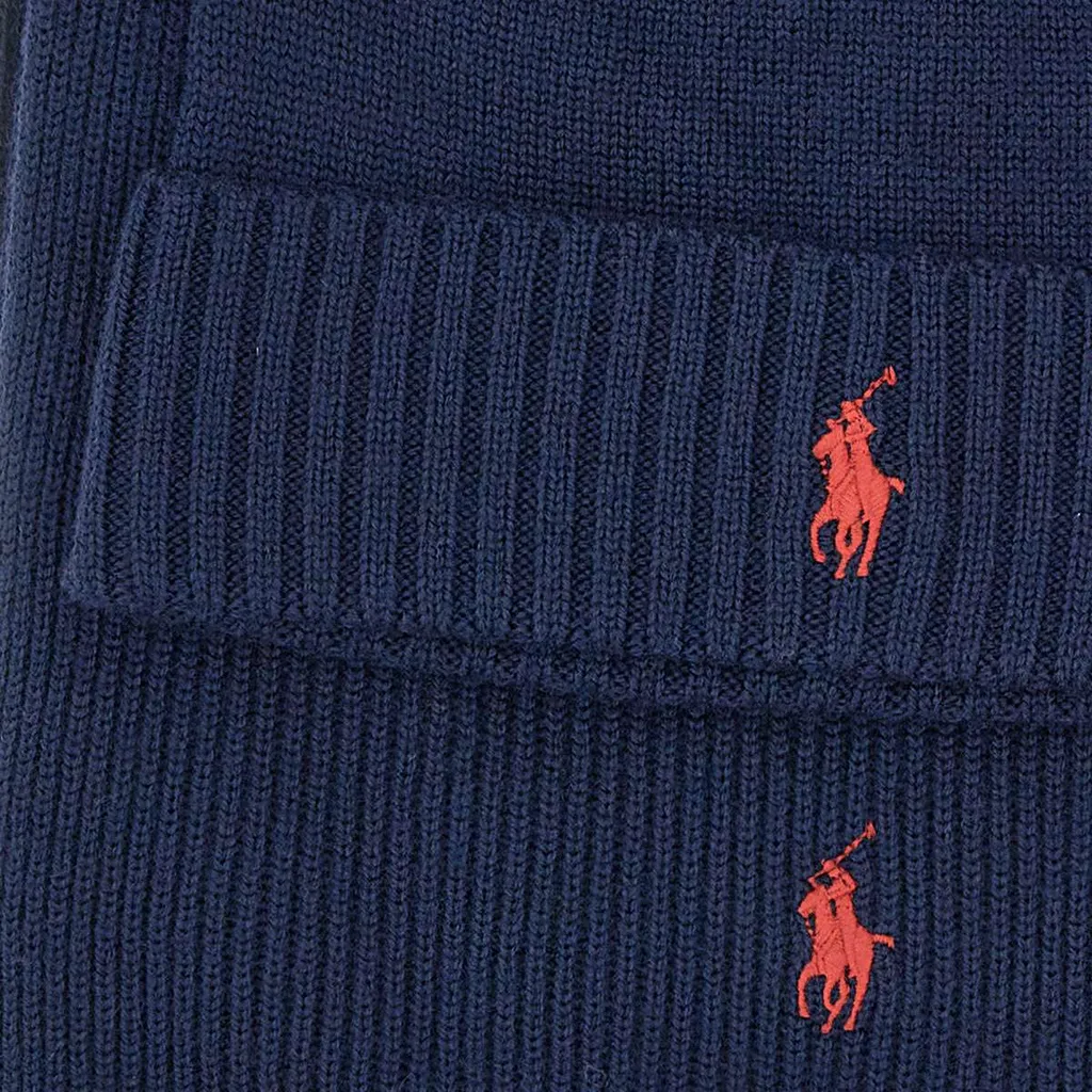 Polo Ralph Lauren Pony-Motif Scarf And Beanie Set