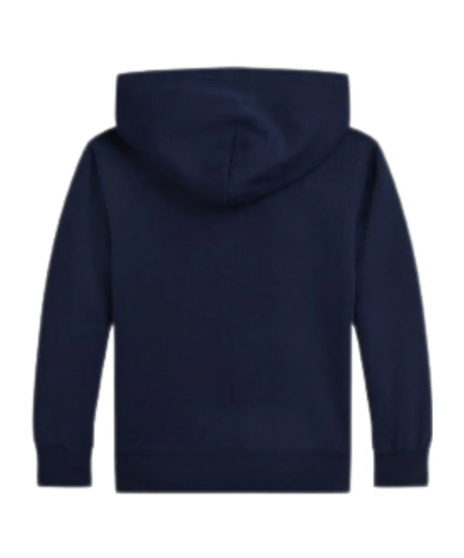 Logo Embroidered Drop Shoulder Hoodie