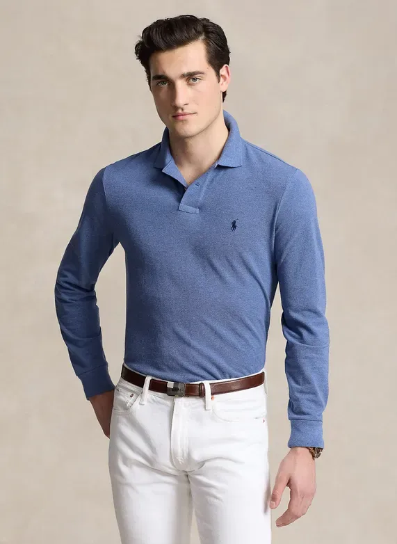 Polo Pony Long Sleeve Polo Shirt