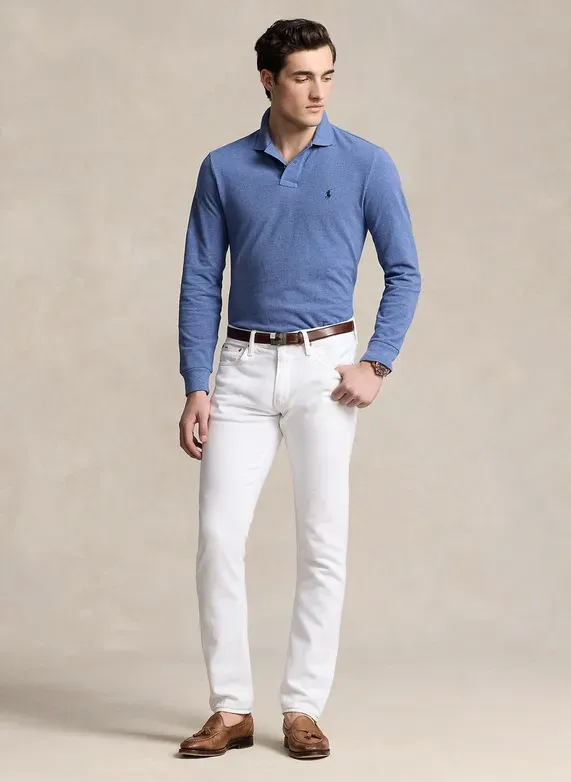 Polo Pony Long Sleeve Polo Shirt
