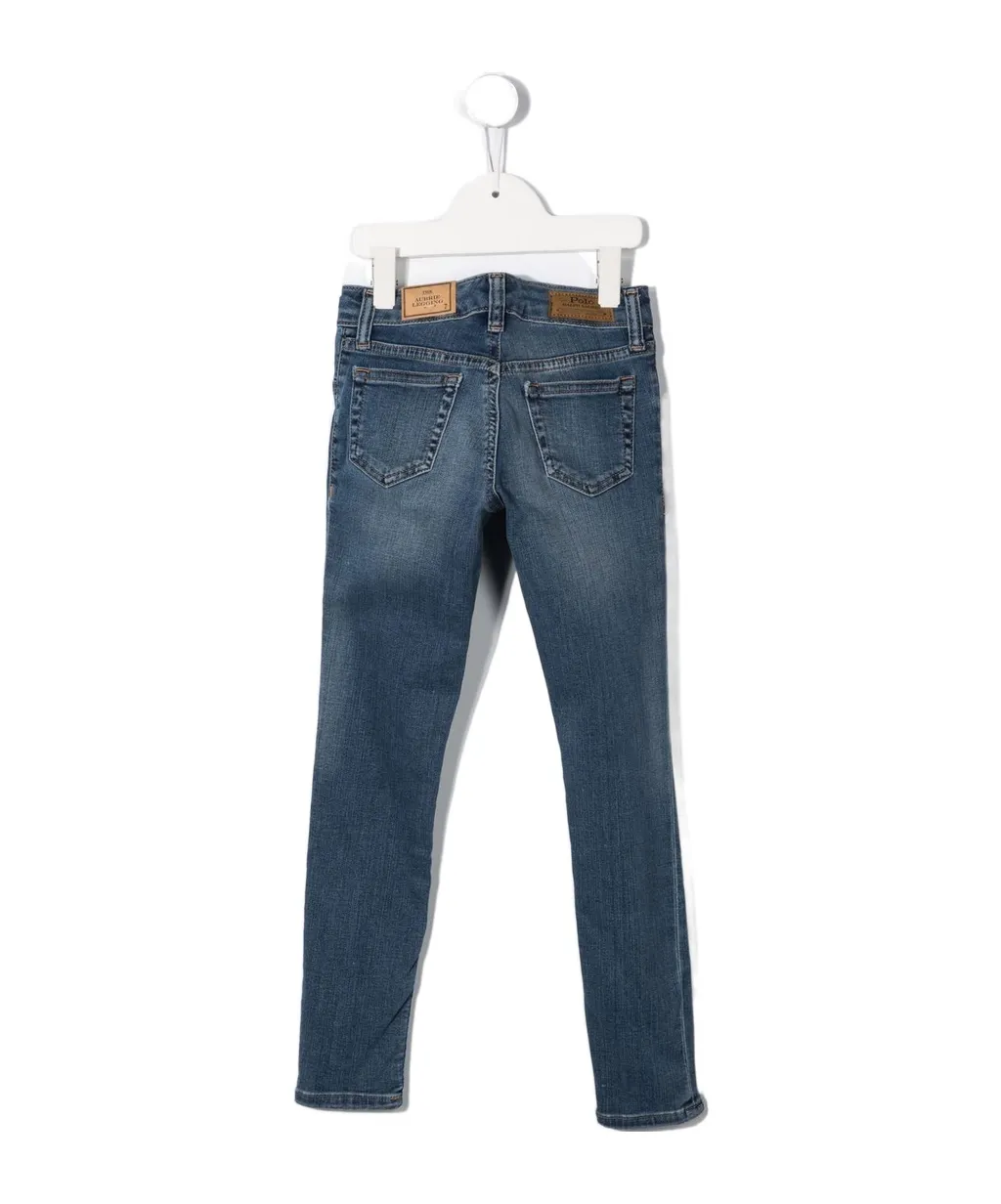 Mid-Rise Straight-Leg Jeans