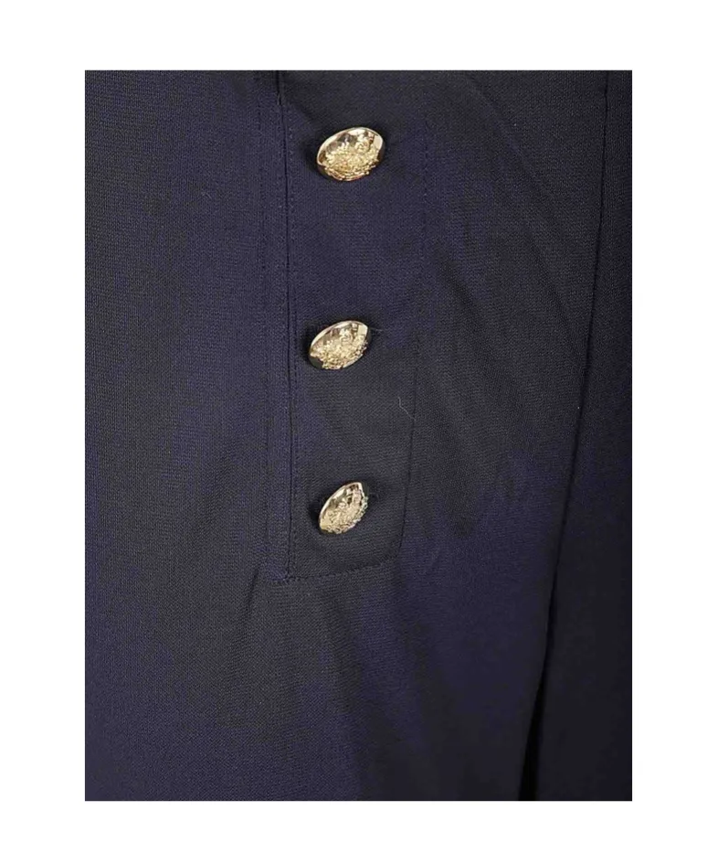 High-Waisted Wide-Leg Trousers