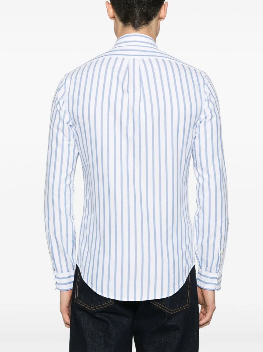 Pony Embroidered Striped Shirt