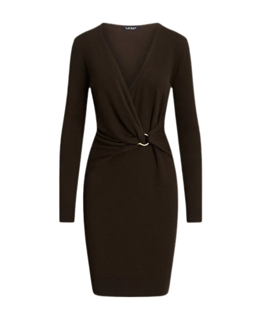 V-Neck Wrapped Dress