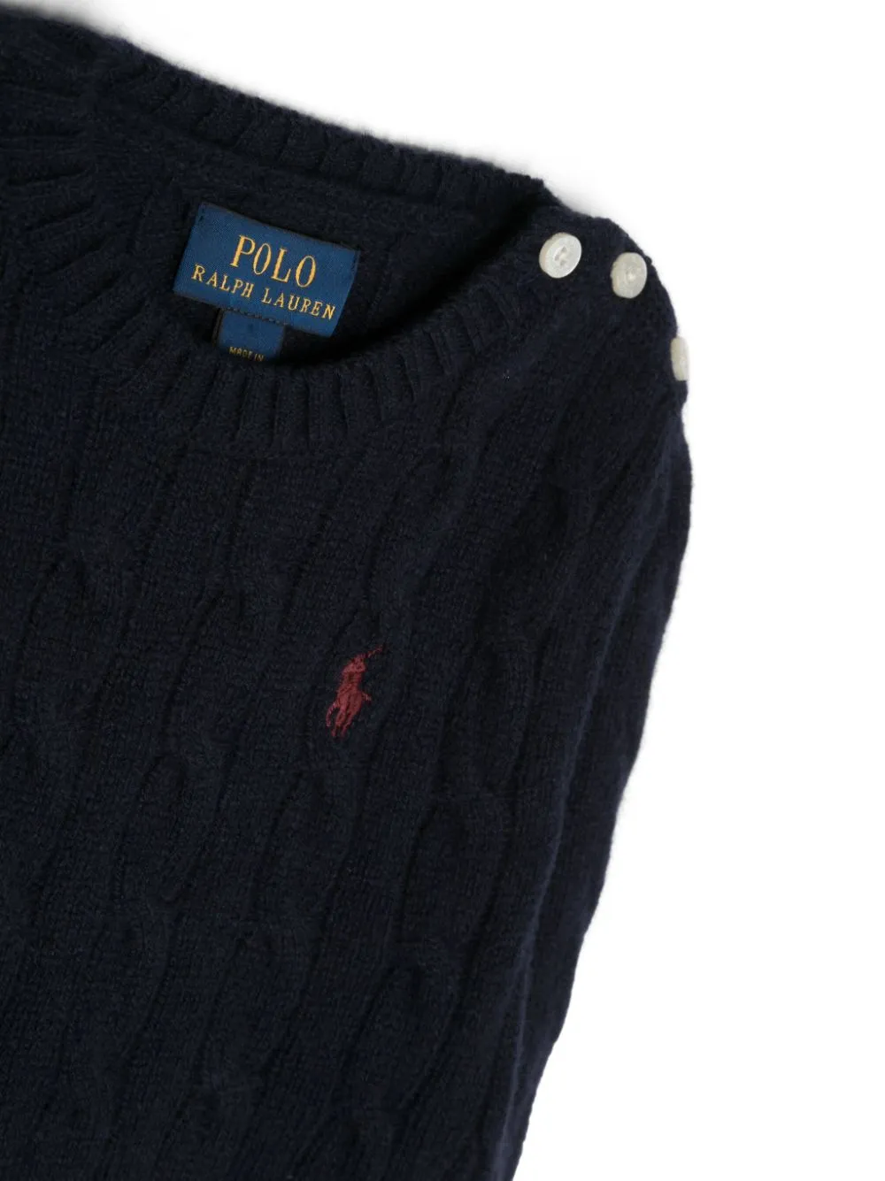 Polo Pony Cable-Knit Jumper