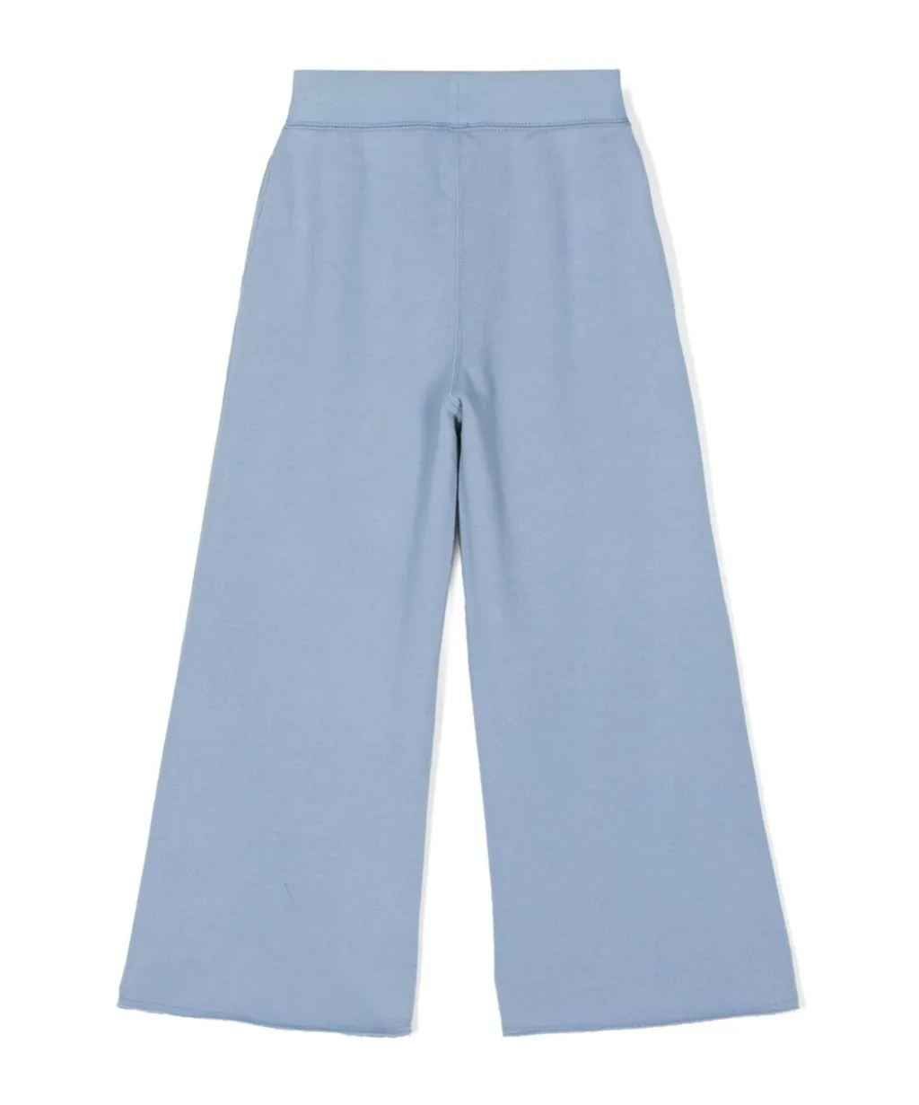 Wide-Leg Jersey Trousers