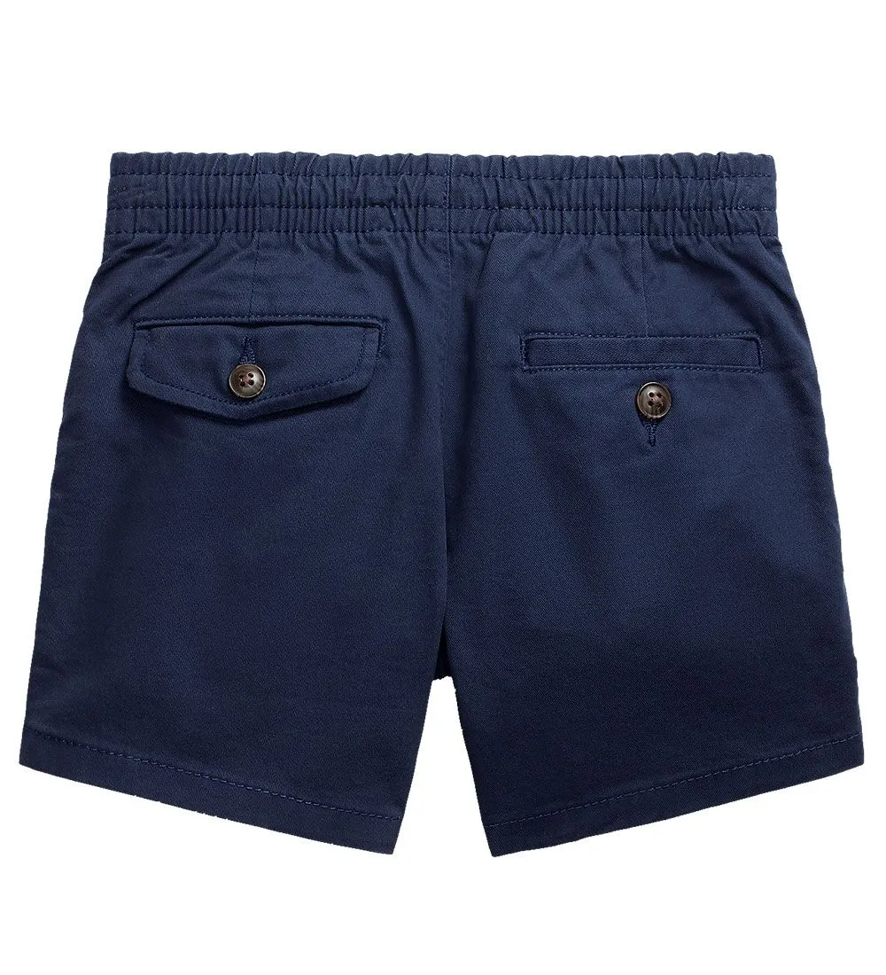 Logo Embroidered Elasticated Waist Shorts