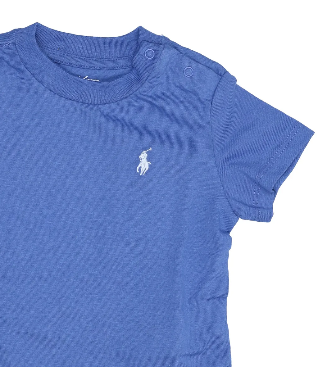 Logo Embroidered Crewneck T-Shirt