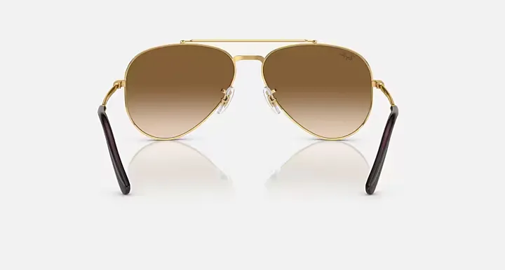 New Aviator Engraved-Detail Sunglasses