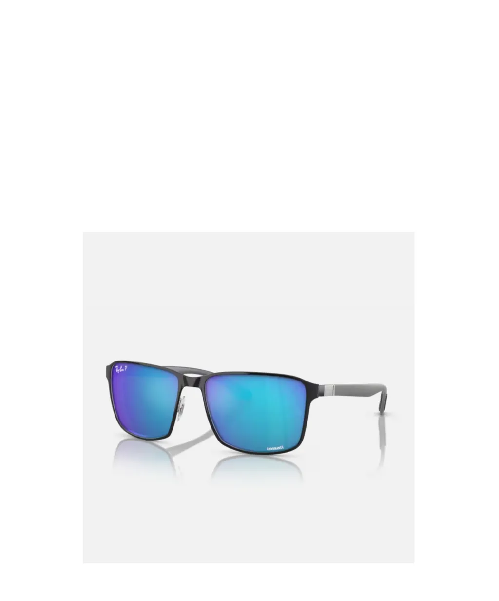 Rb3721 Rectangle-Frame Sunglasses