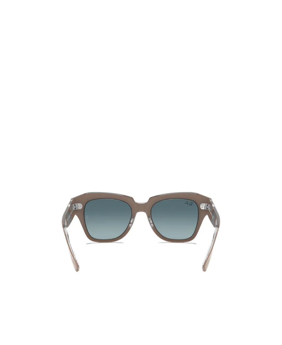 State Street Square Frame Sunglasses
