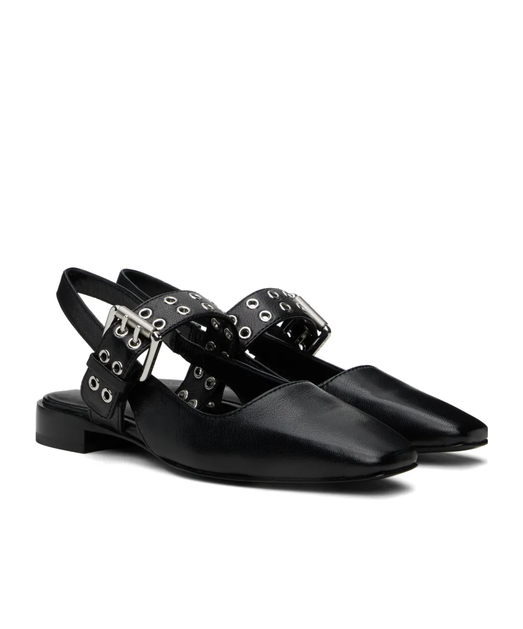 Square Toe Flat Sandals