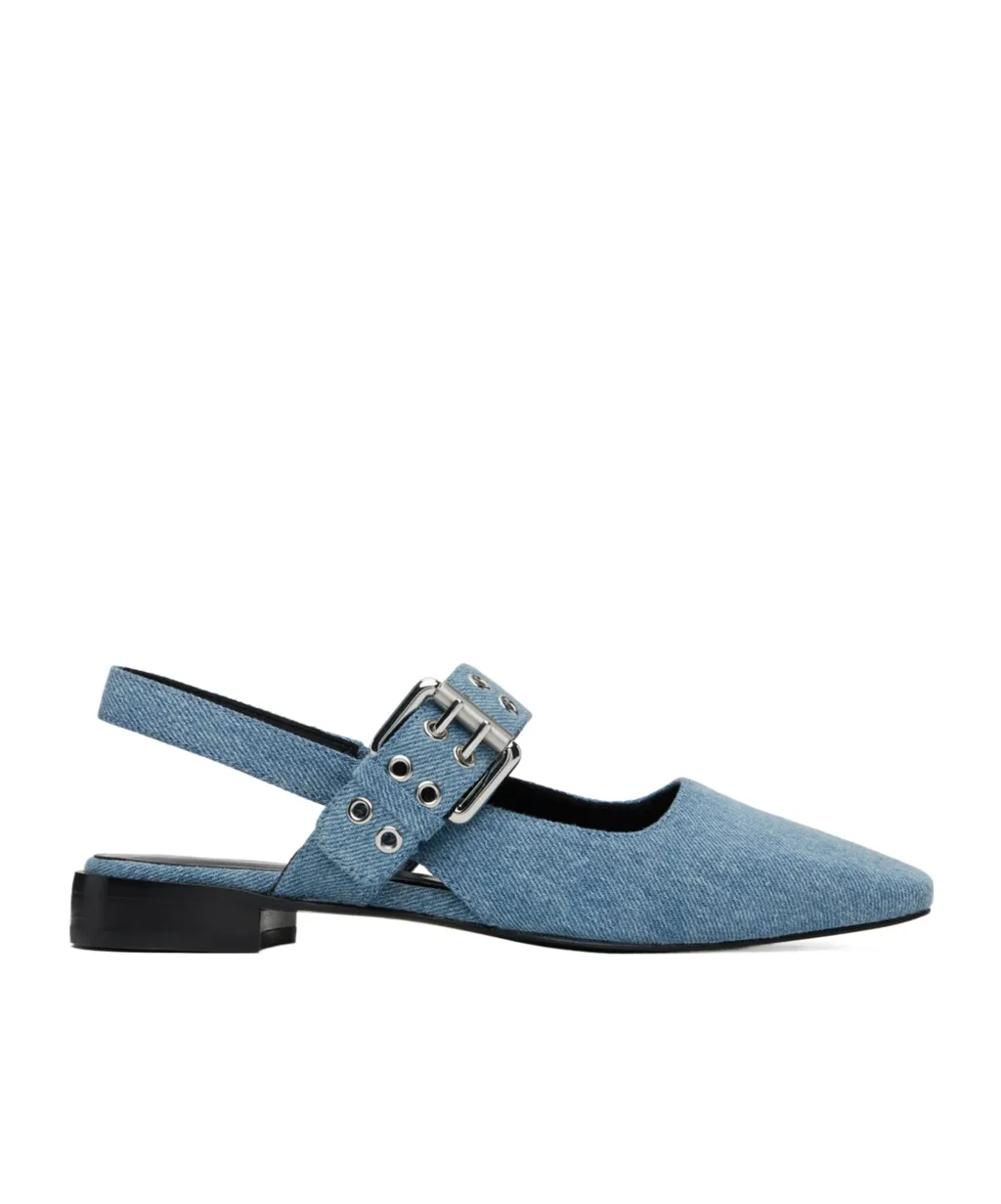 Square Toe Slingbacks