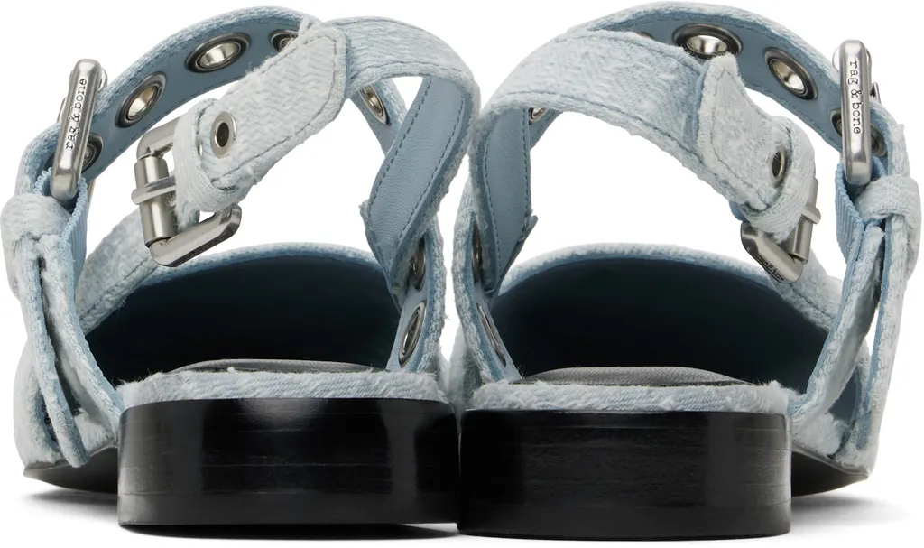 Square Toe Low Heel Sandals