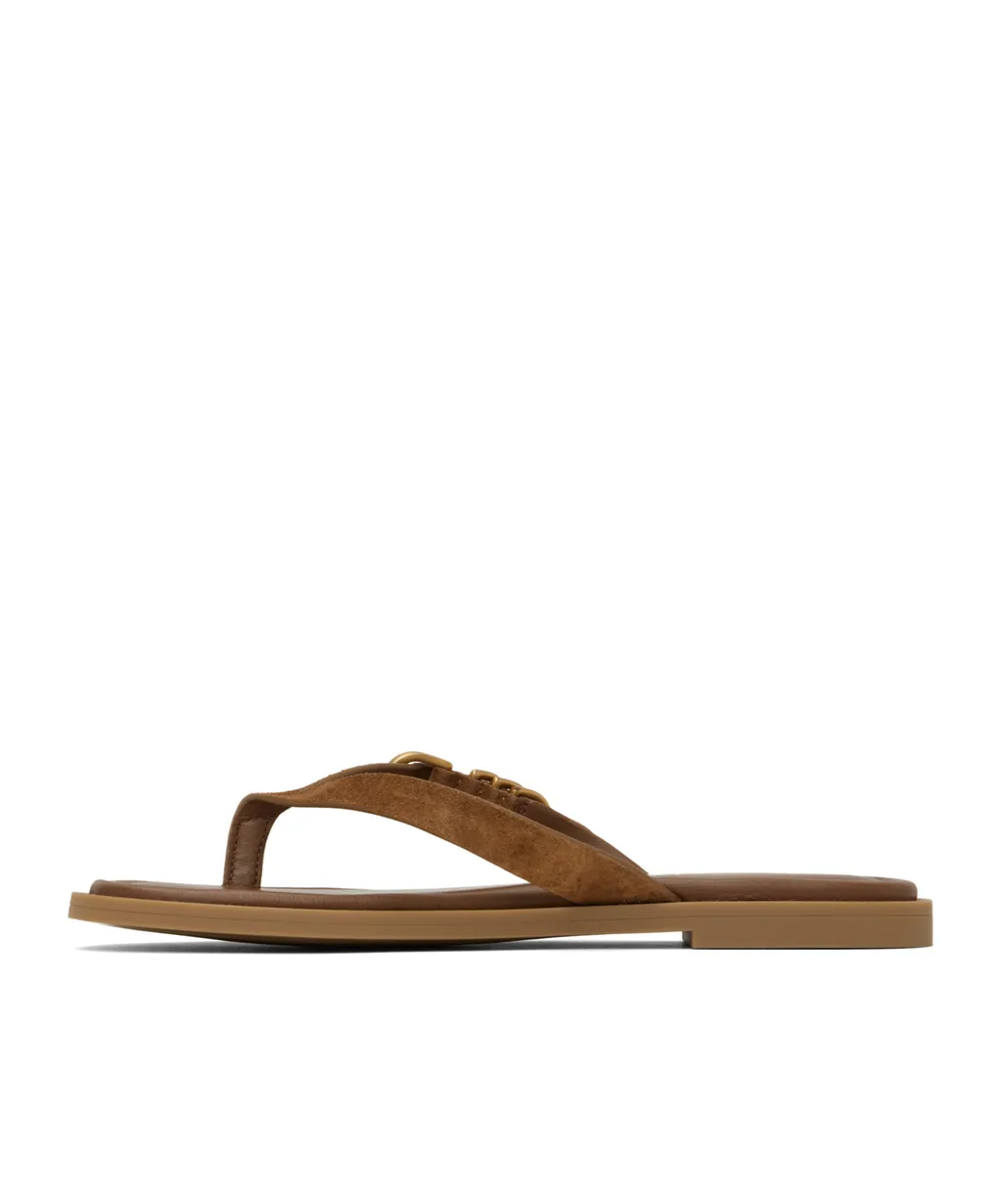 Round Toe Flat Sandals