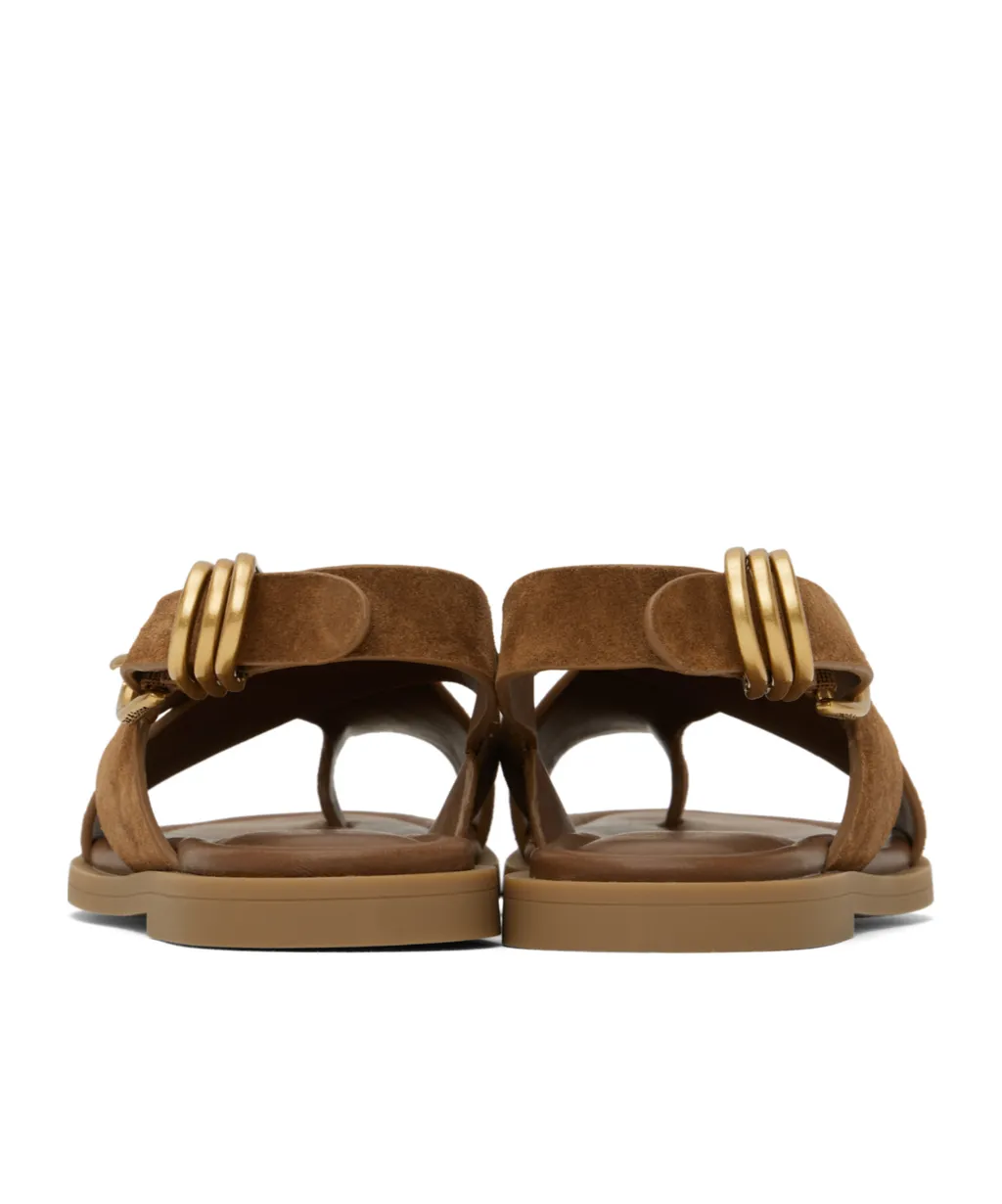 Cross Strap Flat Sandals