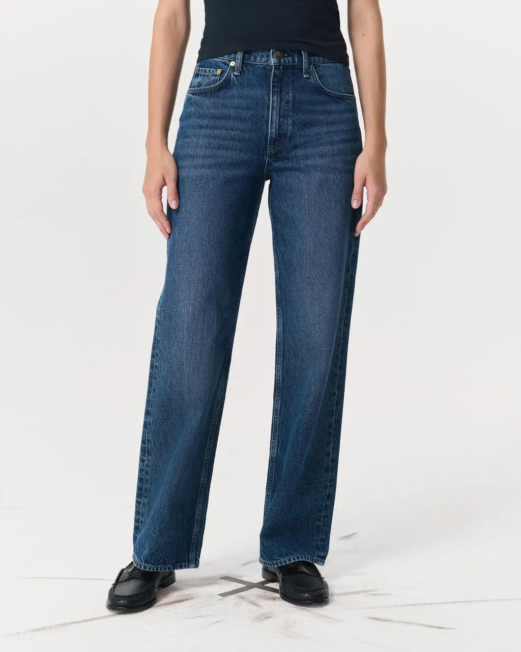 Shea High-Wise Straight-Leg Jeans
