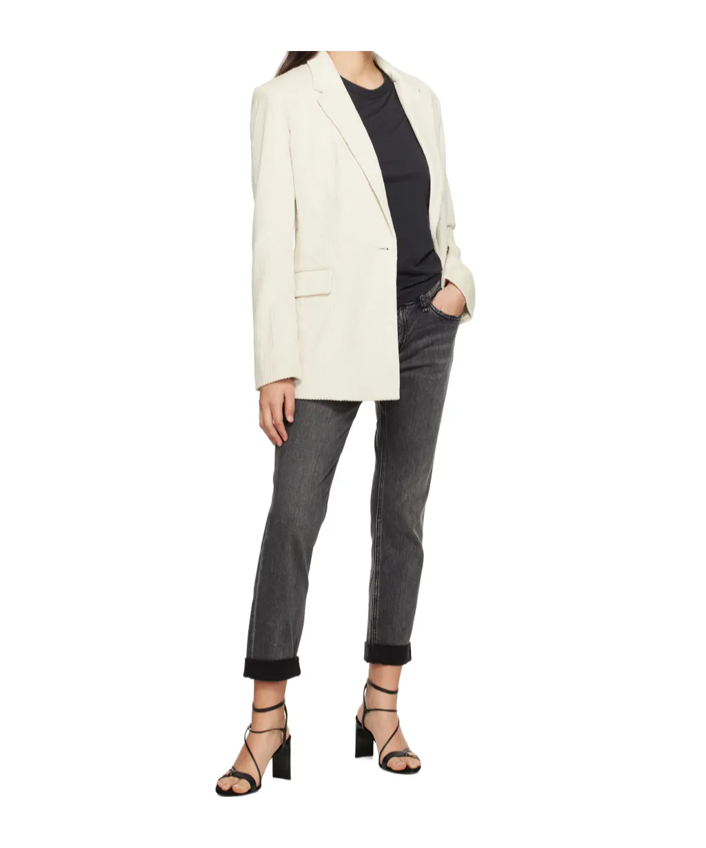 Long-Sleeved Suit Jacket