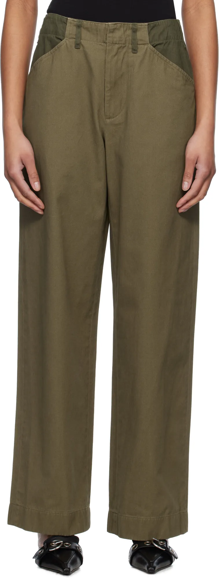 Banks Wide-Leg Trousers