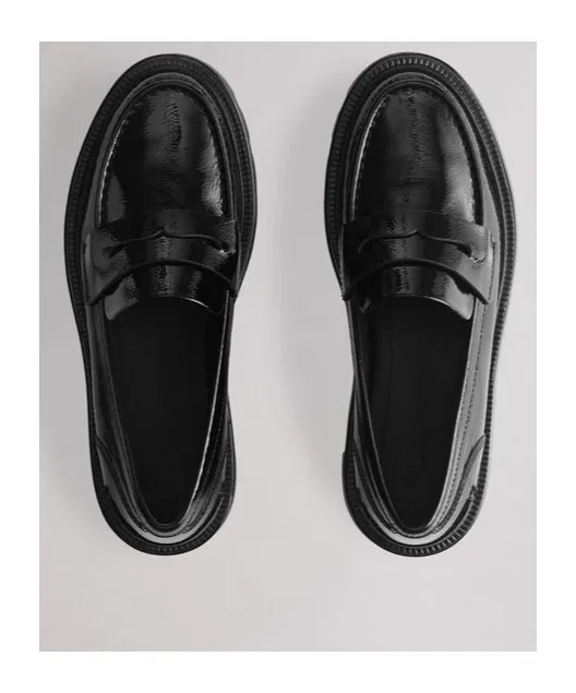 Round Head Loafer Shoes